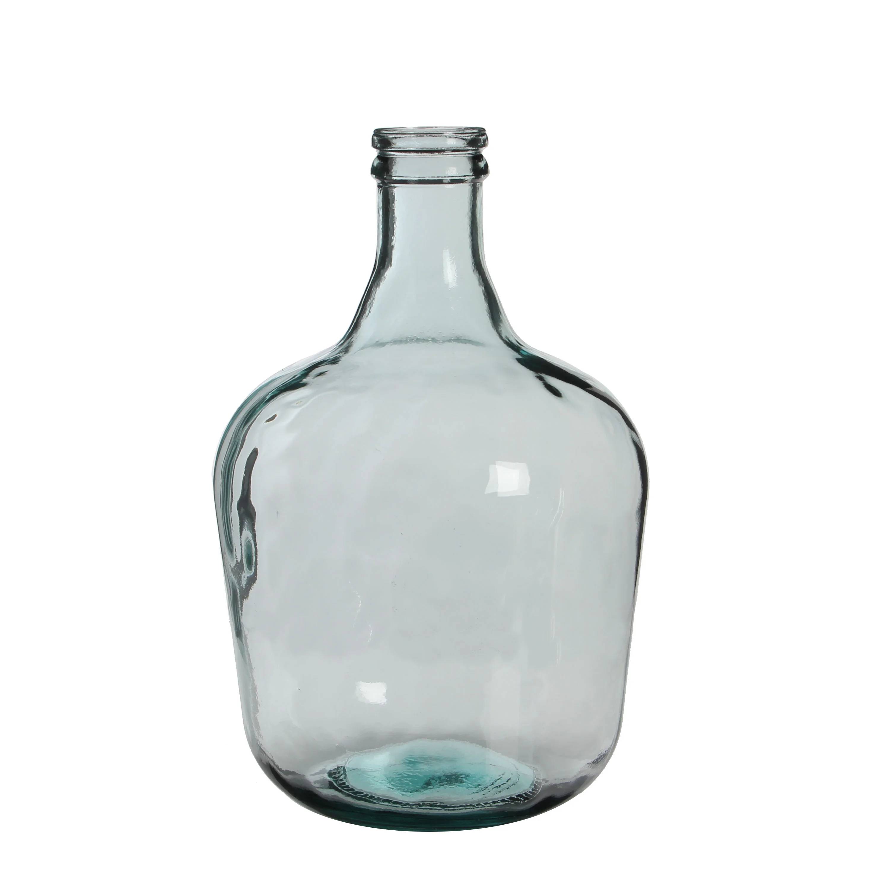 Mica Decorations - Bouteille Vase Verre Recyclé Transparent – MICA DECORATIONS