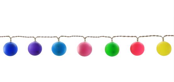 Blachere Illumination - Guirlande à Led 12 boules décoratives