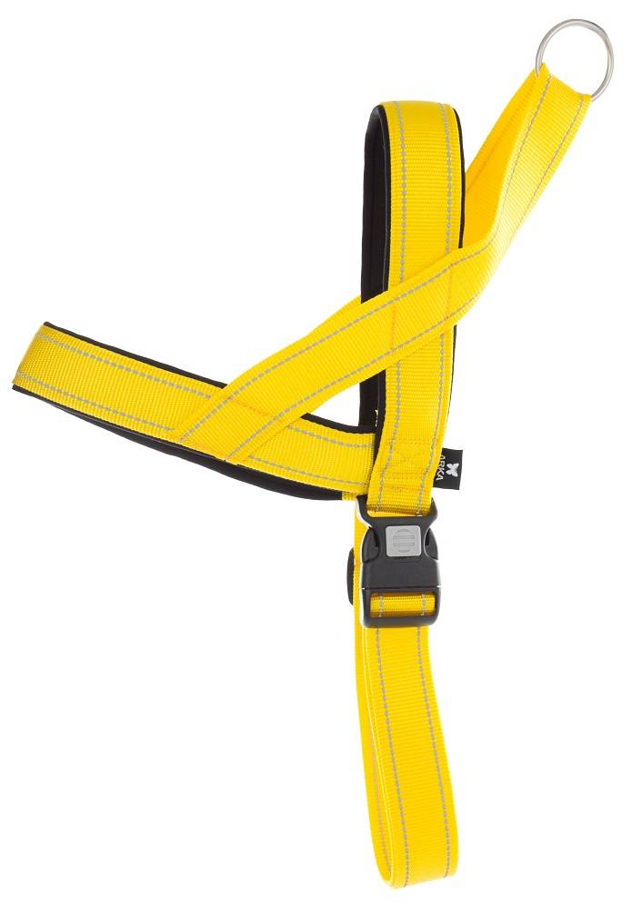 Martin Sellier / Arka Haok - Arka Haok - Harnais Néo+ réglable jaune 40 mm/98-128 cm
