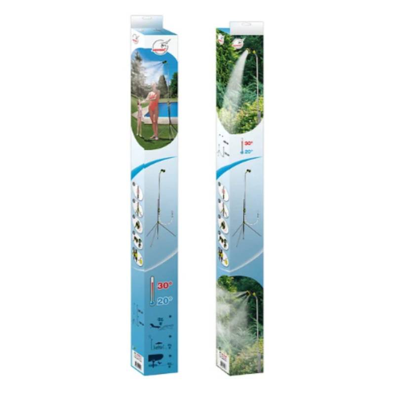 Douche brumisateur jardin trépied aluminium H 2,4 m – JARDIBRIC - Imagen 1