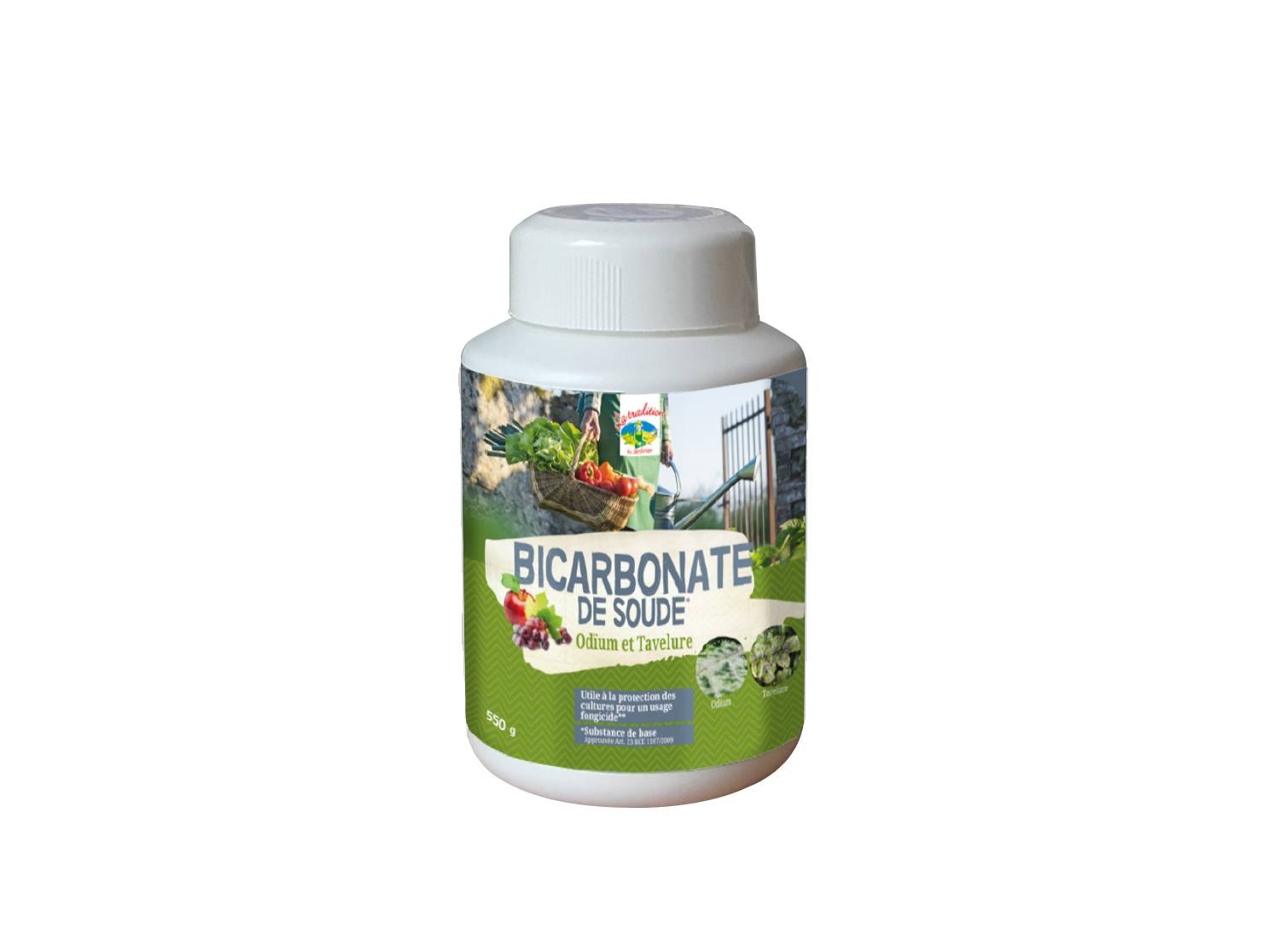 La tradition du Jardinier - Bicarbonate de soude oïdium et tavelure 550 g