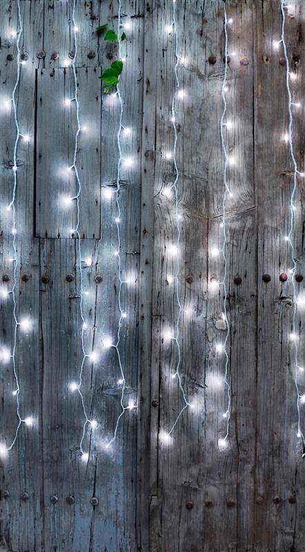 Blachere Illumination - Rideau Lumineux avec 96 LEDS effet chute d'eau L.2 x H.1 m