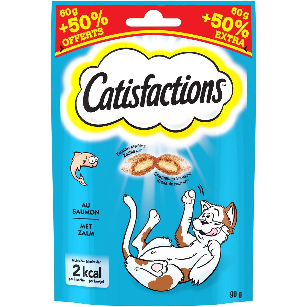 Friandises pour Chat Saveur Saumon - CATISFACTIONS - Image 1