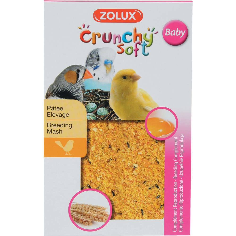 Zolux - Pâtée d'élevage pour oiseaux Crunchy soft baby 150 g - Image 2