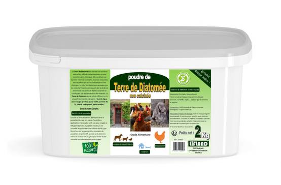 Terre de diatomée seau 2 kg