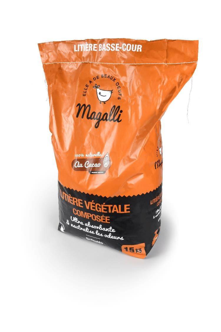 Magalli - Magalli - Litière végétale composée au cacao 15 kg
