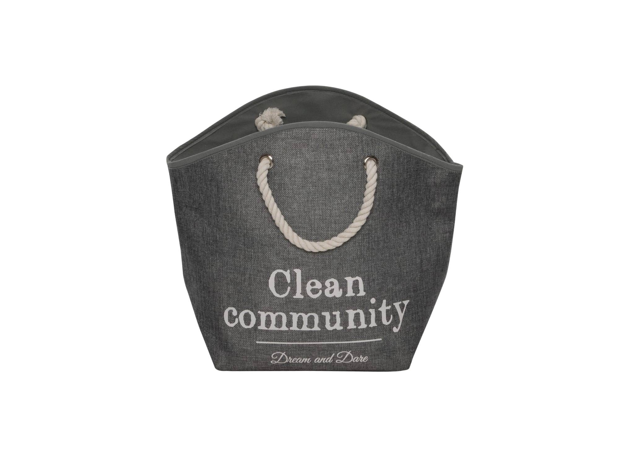 Panier pour chat ou petit chien Laundry bag gris - Image 1