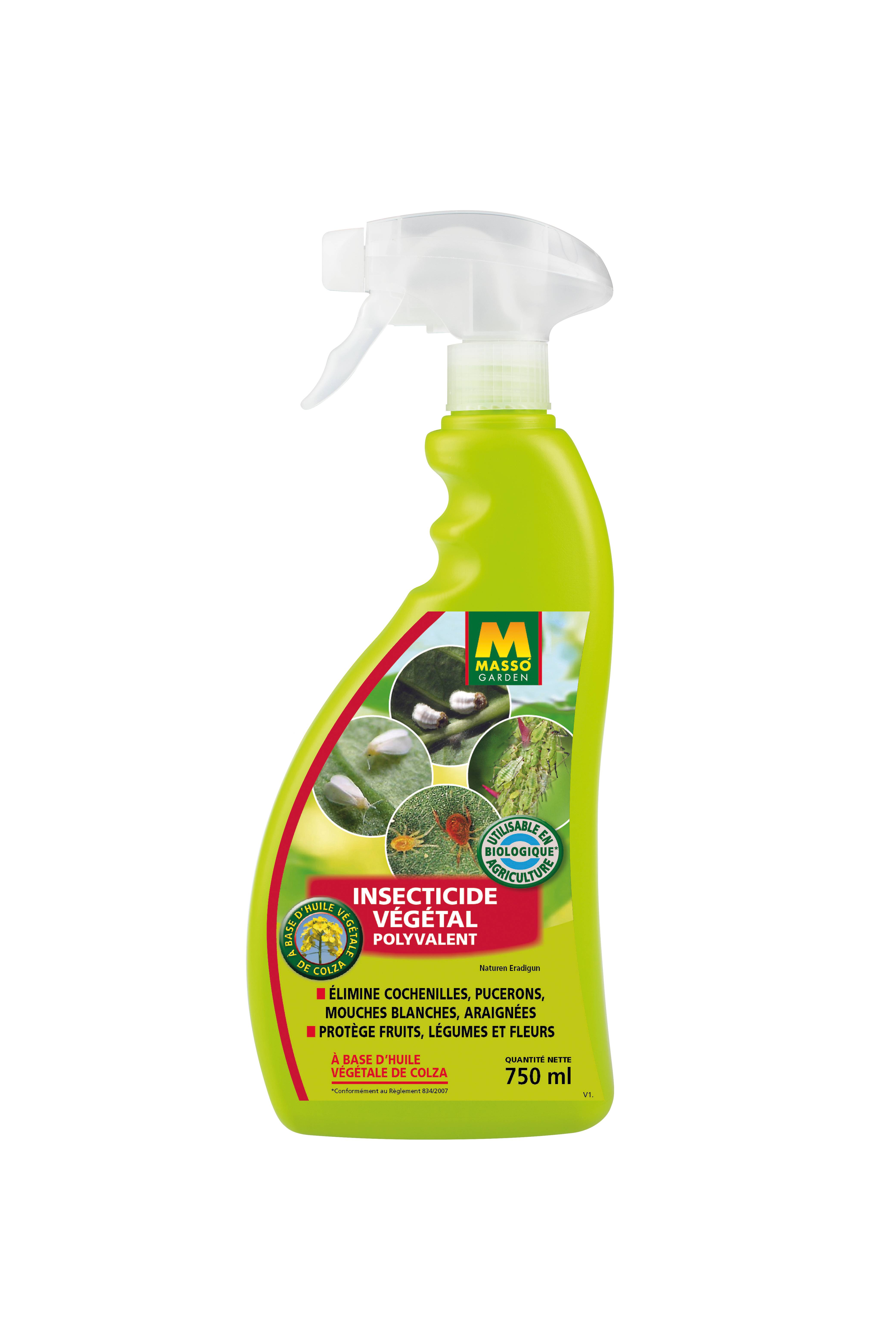 Insecticida vegetal polivalente 750 ml - MASSÓ GARDEN - Imagen 2