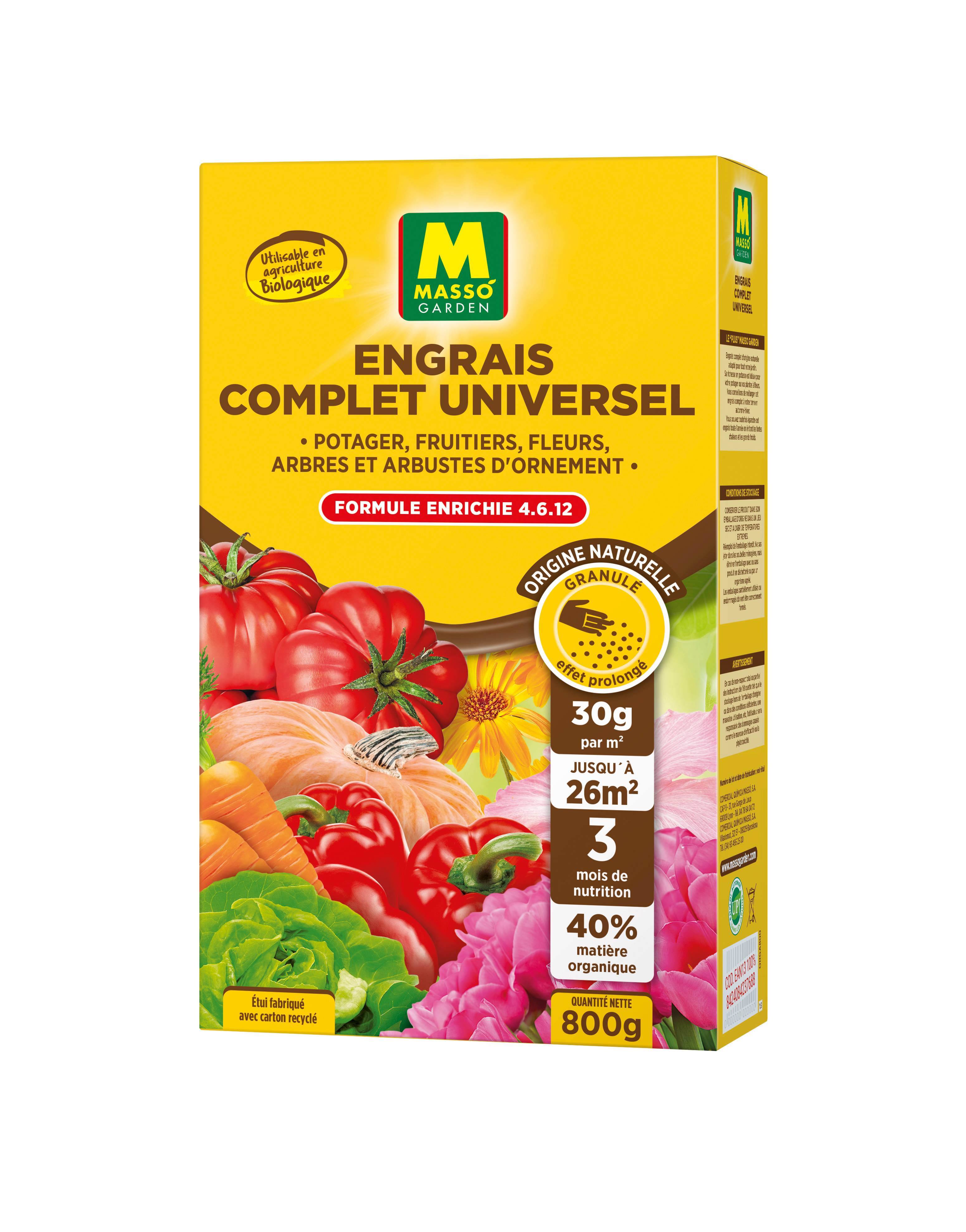 Engrais Complet Universel Bio MASSO GARDEN - Image 1
