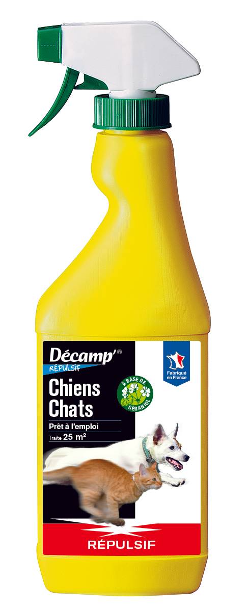 Décamp'Répulsif - Répulsif chiens chats prêt à l'emploi 500 ml