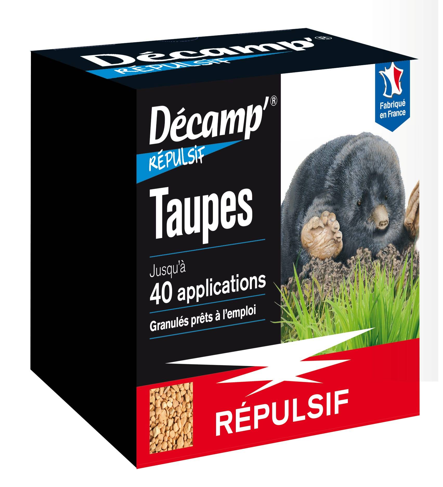 Décamp'Répulsif - Répulsif taupes granulés - DECAMP