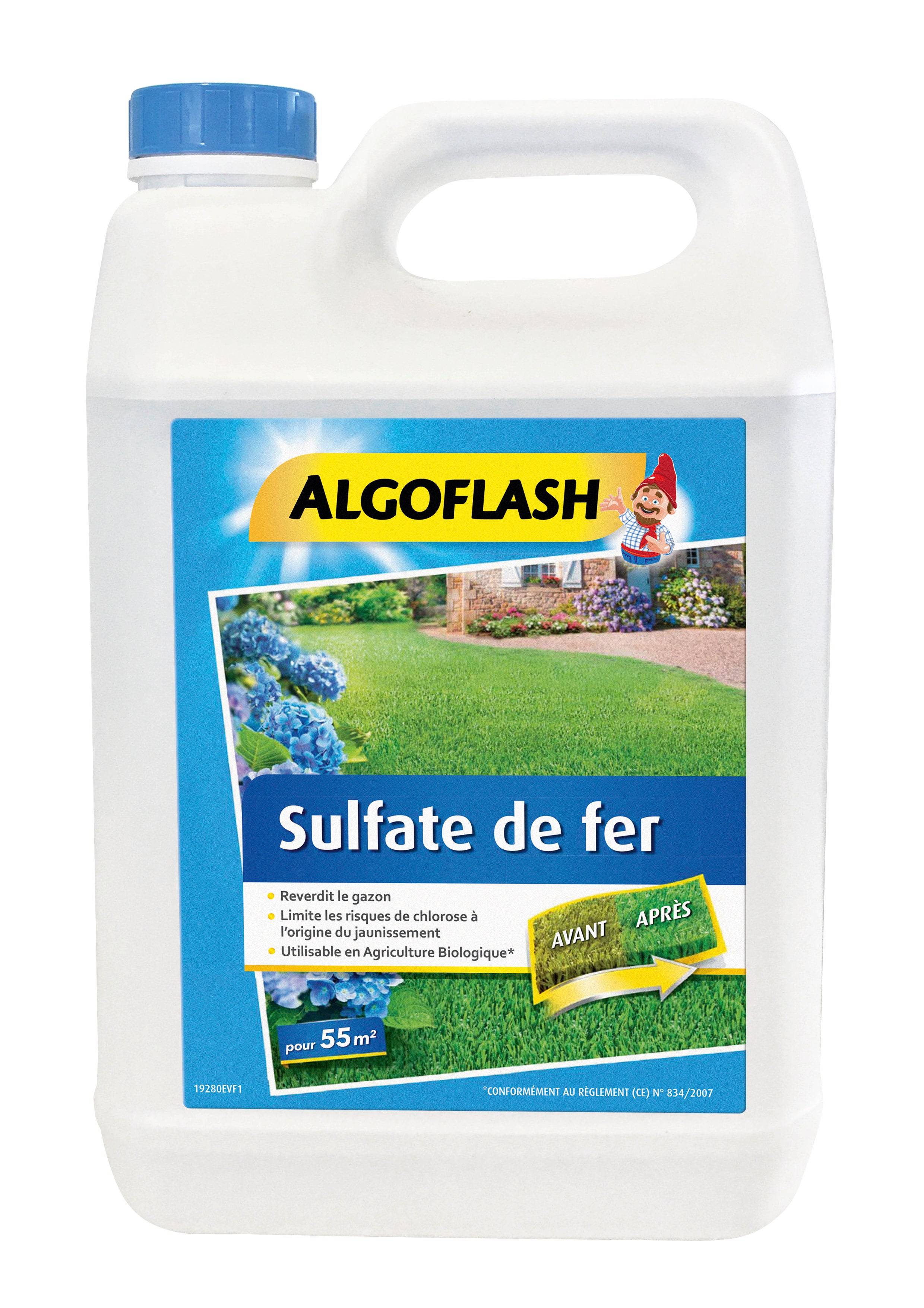 Algoflash - Sulfate de fer polyvalent liquide 5L - ALGOFLASH - Imagen 3