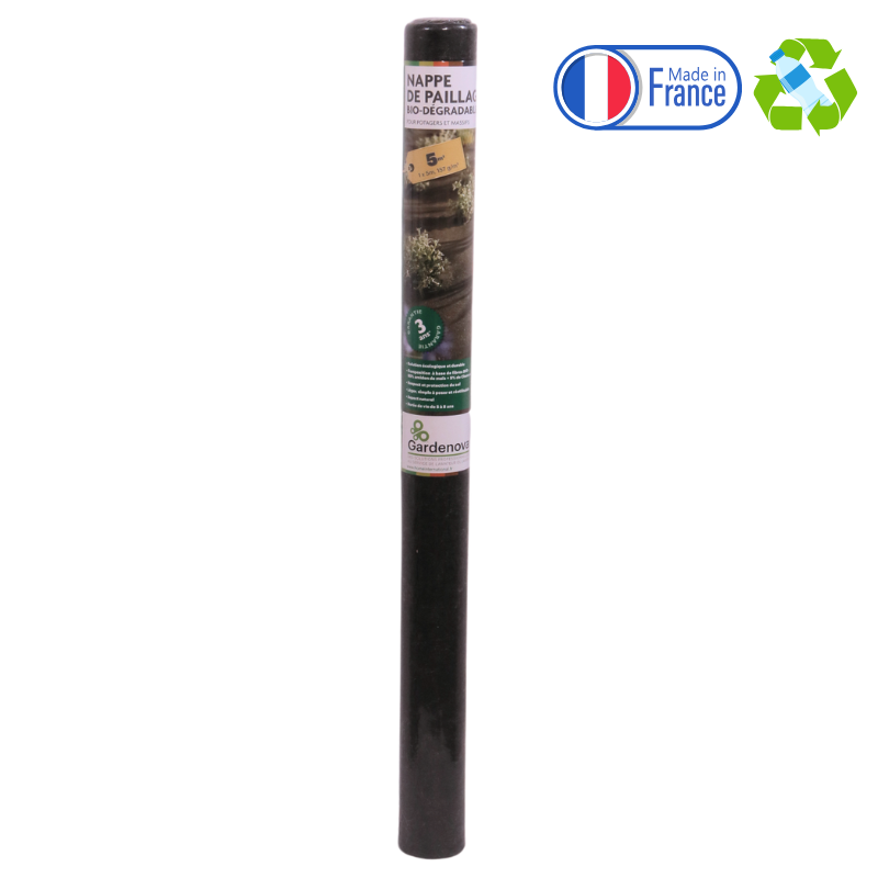 Gardenova - Nappe de paillage Biodegradable - 1m x 5m - Imagen 2