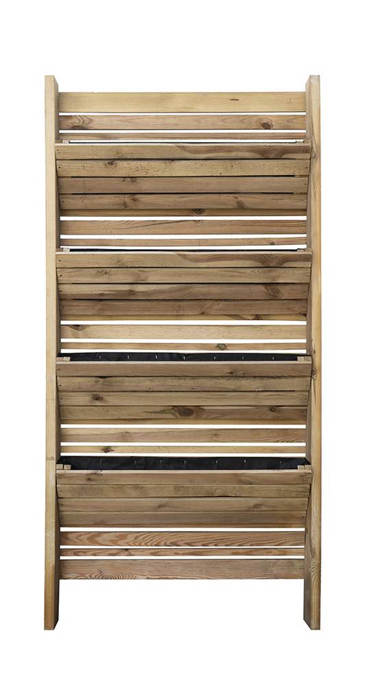 Cerland - Panneau occultant bois naturel l.90 x H.180 cm - Cerland - Image 2