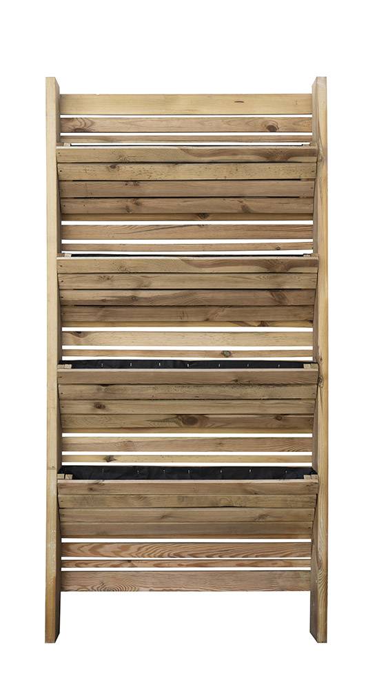Cerland - Panel opaco madera natural l.90 x H.180 cm - FOREST STYLE - Imagen 2
