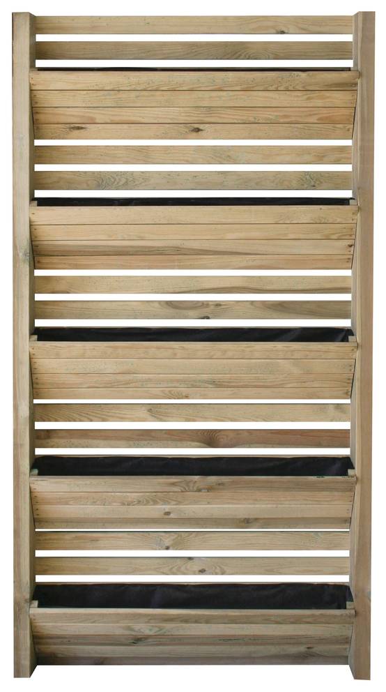 Cerland - Panneau occultant bois naturel l.90 x H.180 cm - Cerland - Image 5