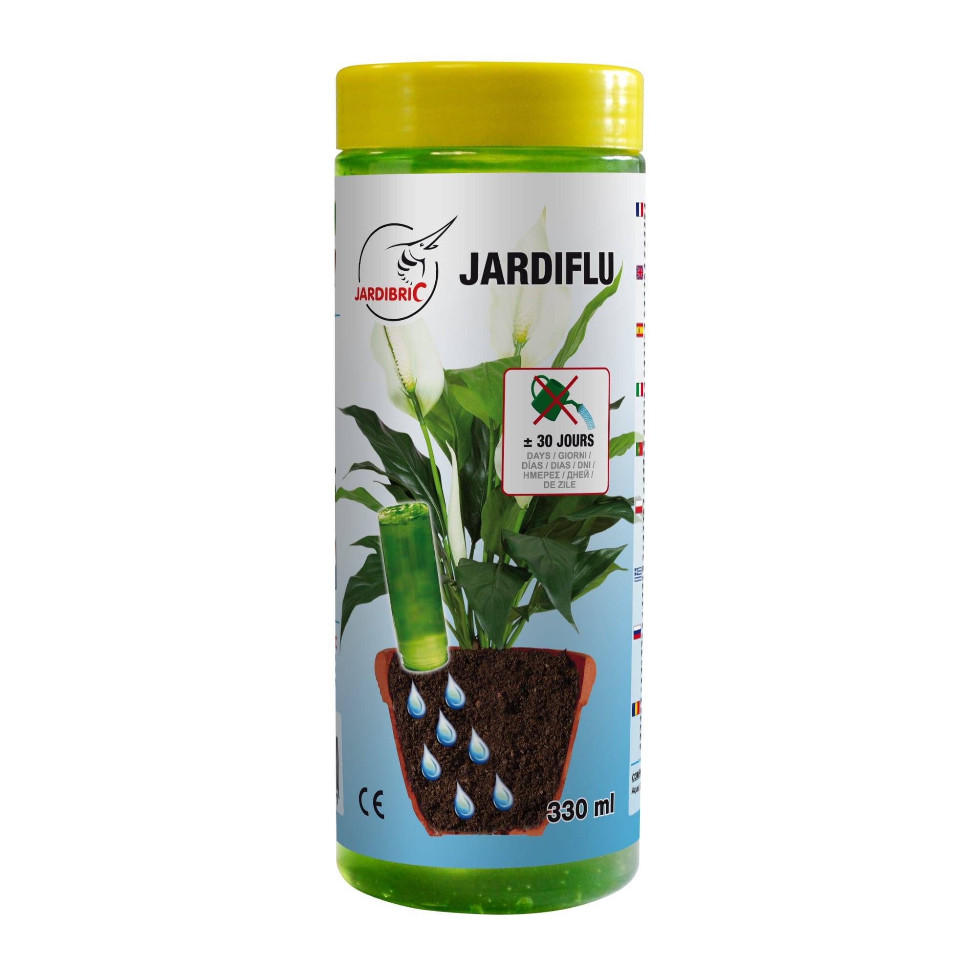 Jardibric - Gel d'arrosage 330 ml - L.5,5 x l.5,5 x H.15 cm
