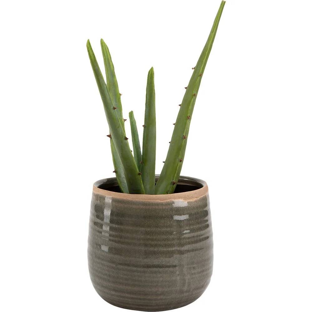 Pot Céramique Vert menthe Ø 15 cm H 14 cm – ABUR ALINEA - Image 4