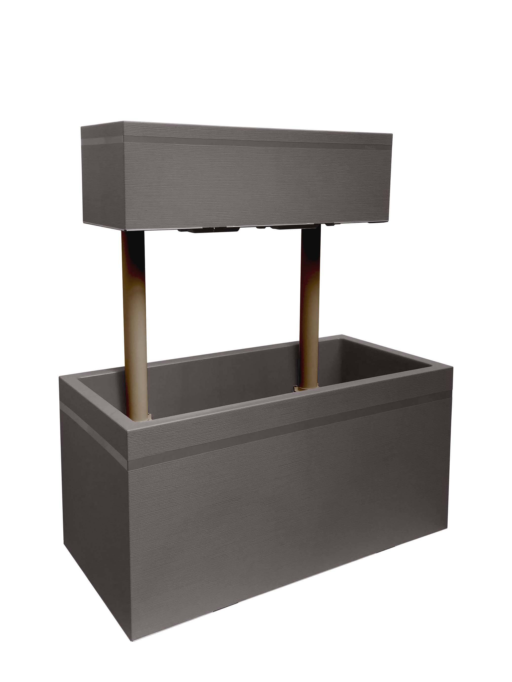 Poétic - Poétic - Conjunto de jardineras Scala Taupe L.75 x H.85 cm