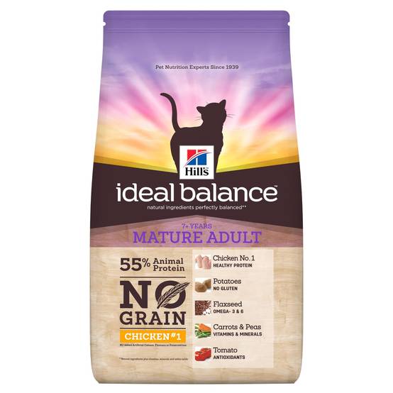 Hill's Pet Nut - Croquettes Ideal Balance chat adulte mature poulet 1,5 kg