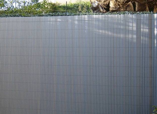 Sicatec - Canisse pour jardin simple face gris L300 x H150 cm - Imagen 2