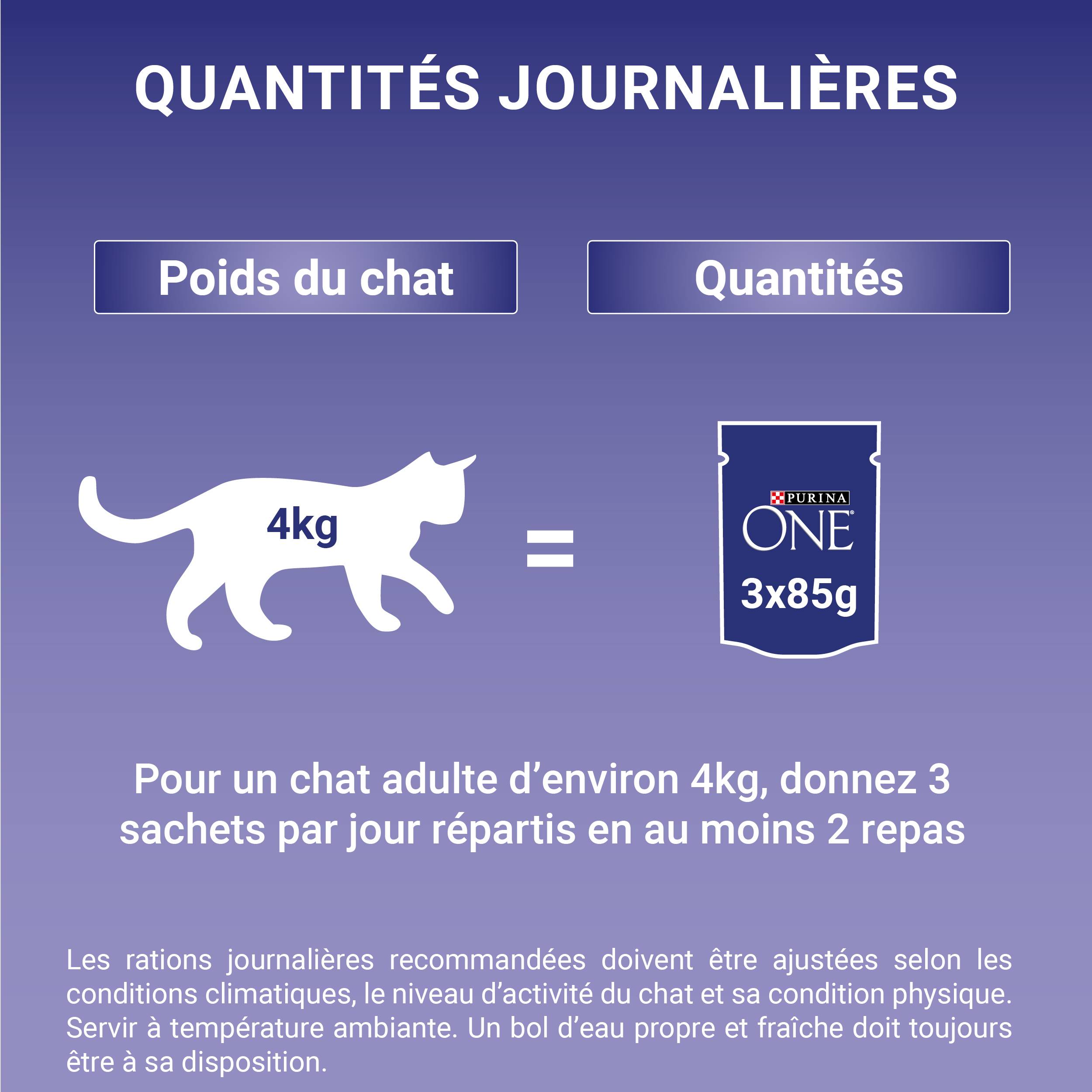 Purina One - Sachets chat Stérilisé Bœuf 8x85 g - PURINA ONE - Image 6