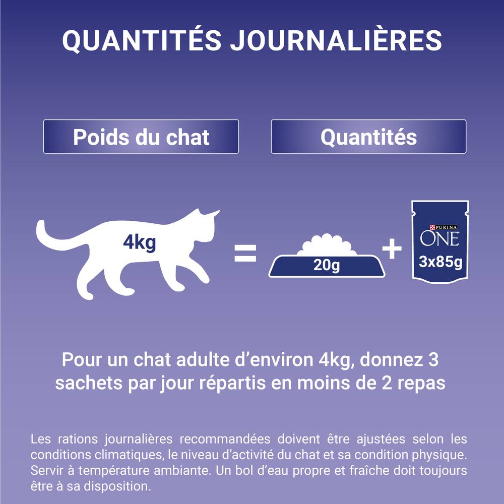 Purina One - Sachets chat Stérilisé Bœuf 8x85 g - PURINA ONE - Image 14