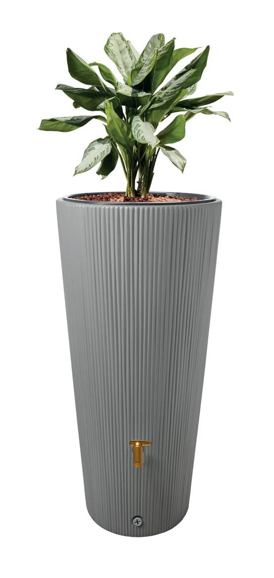 Garantia - Récupérateur d'eau de pluie 220L bac à plantes inclus Linus Gris - GARANTIA - Image 8