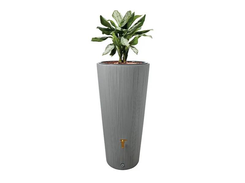 Garantia - Récupérateur d'eau de pluie 220L bac à plantes inclus Linus Gris - GARANTIA - Image 10