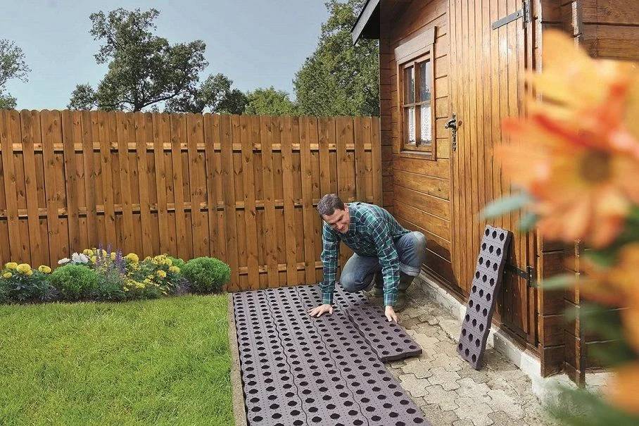 Set de dalles Potager Recyclée Clipsables Noir 4 pièces – GARANTIA - Imagen 2