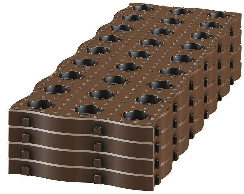 Set de dalles Potager Recyclée Clipsables Noir 4 pièces – GARANTIA - Imagen 3