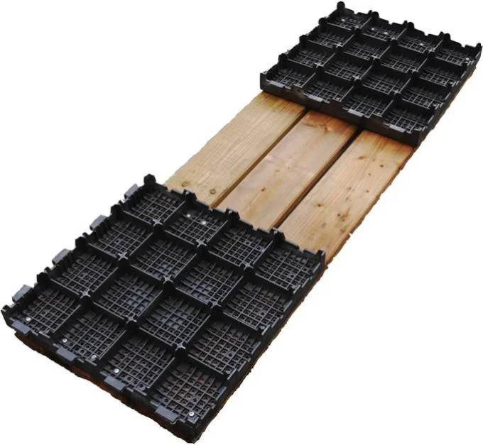 Xtiles - X-tiles - Dalle X-tiles pin brun autoclav L.118 x P.38 x E.7,3 cm - Imagen 12