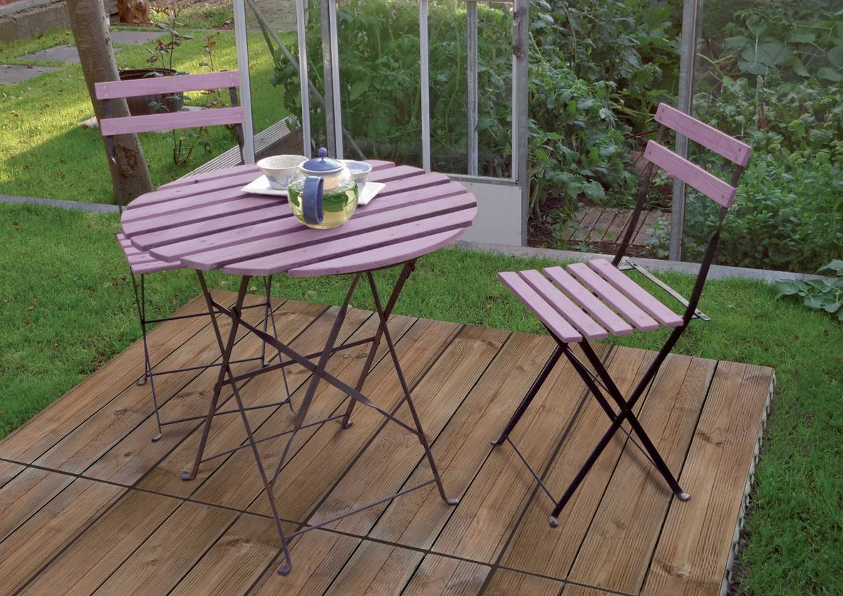 Xtiles - X-tiles - Dalle X-tiles pin brun autoclav L.118 x P.38 x E.7,3 cm - Imagen 5