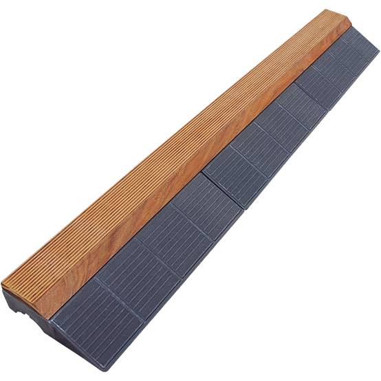 Xtiles - X-tiles - Bordure X-tiles pin brun L.118 x P.19.5 x E.7.3 cm - Image 5