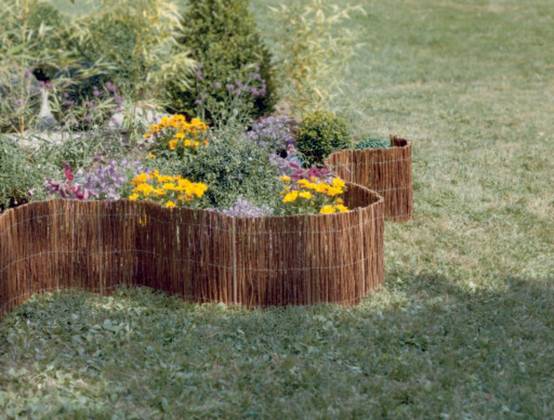 Nortène - WILLOW ROLL Rouleau de bordure osier souple Marron - Image 2