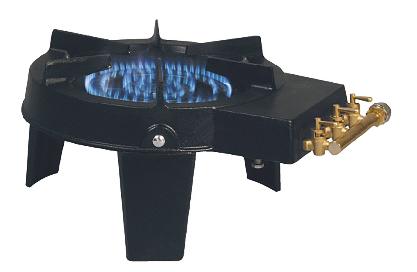 LE PRATIQUE - Réchaud fonte 3 brûleurs 3 pieds 3 robi maxi 8800w - Image 1