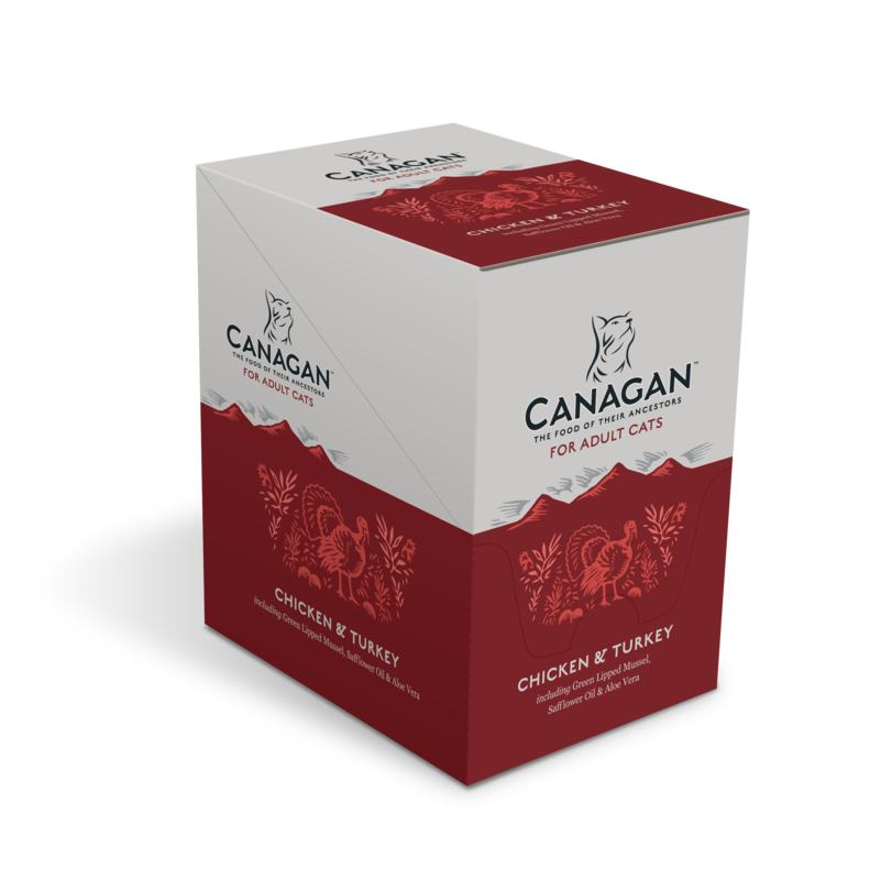 Canagan - Pâtée chats adulte poulet et dinde sans céréales 8 x 85 g - Canagan