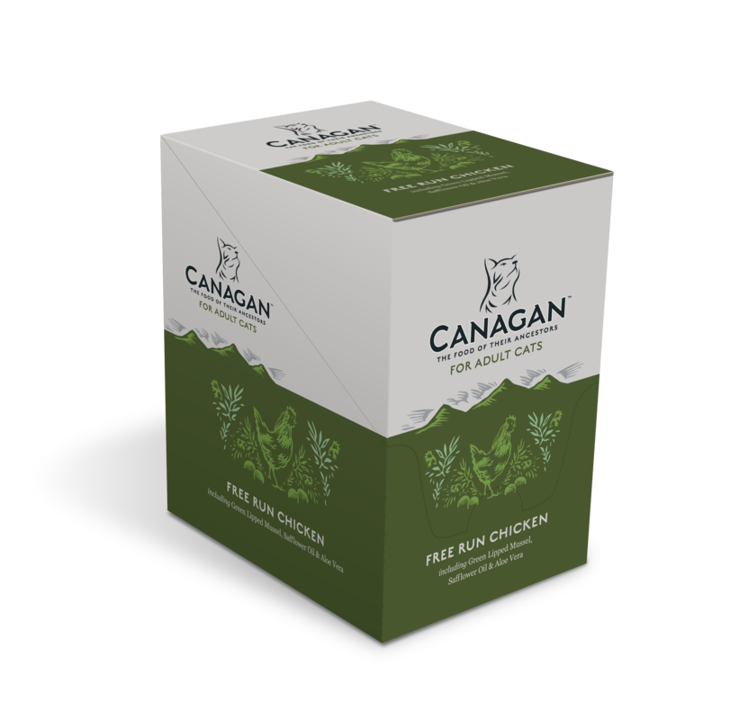 Canagan - Pâtée chats poulet fermier sans céréales 8 x 85 g - Canagan