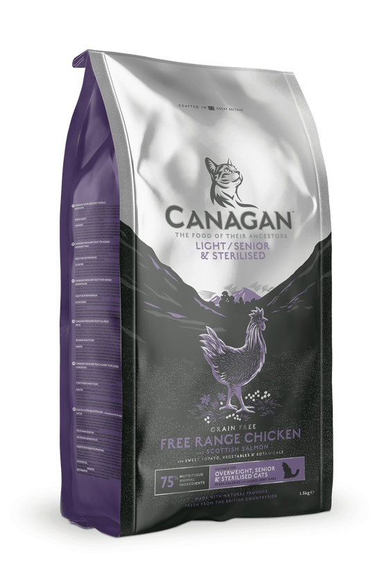 Canagan - Croquettes chat sénior stérilisé ou en surpoids sans céréales 1,5 kg - Canagan - Image 1