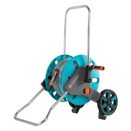 Gardena - Dévidoir de Jardin Roues Acier Bleu 25m Ø15mm – GARDENA - Image 1