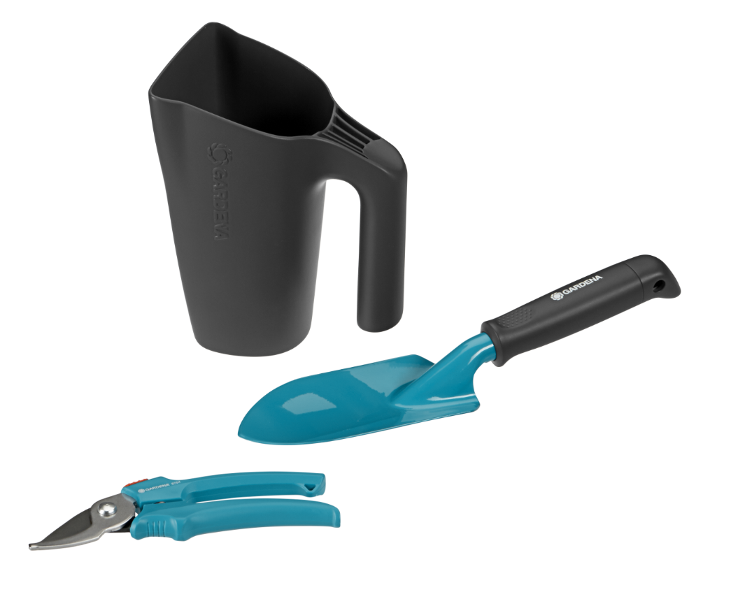 Kit d'outils indispensables pour jardiner - L.20 x l.5 x H.10 cm