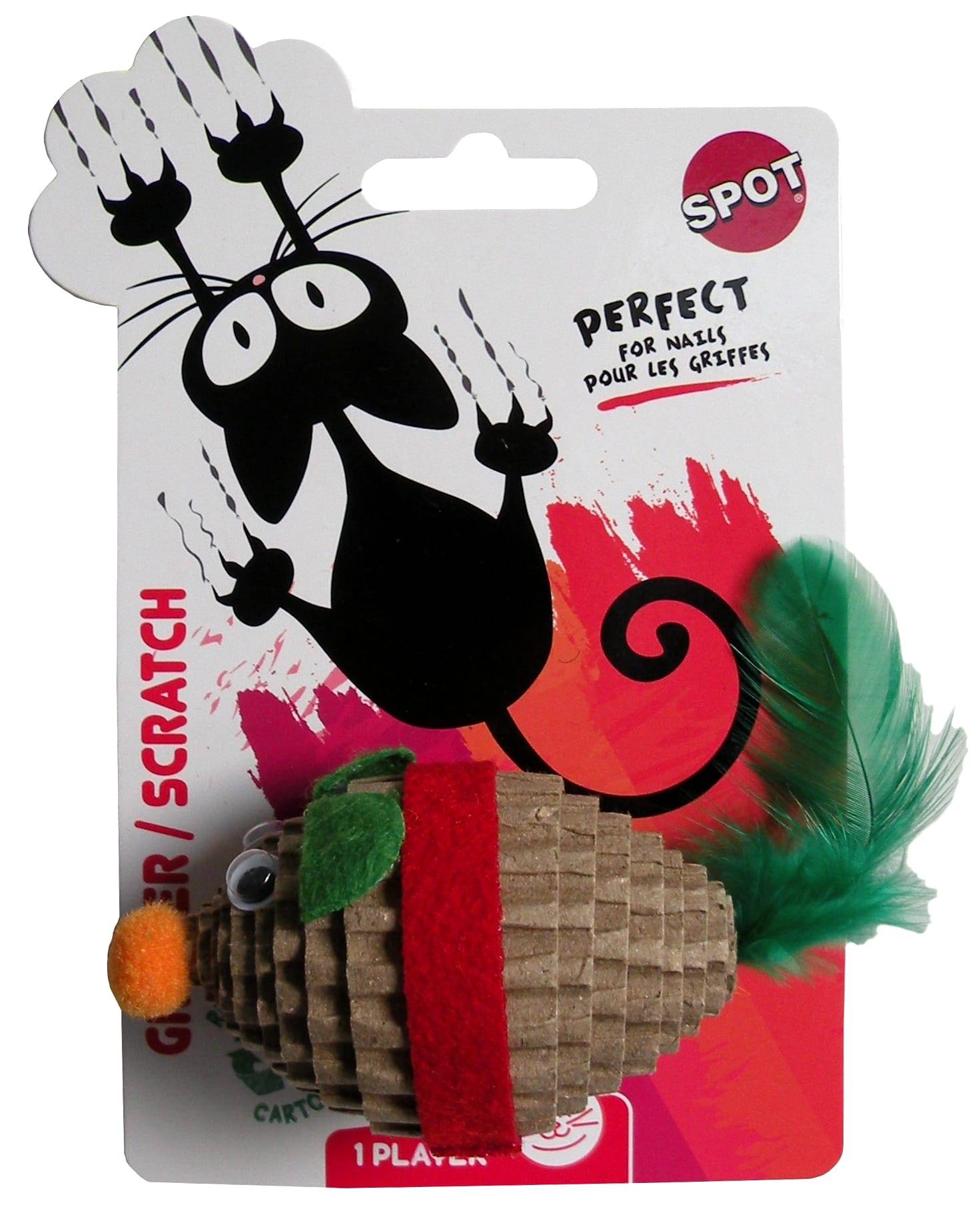Tyrol - Jouet pour chat Mouse & Scratch - TYROL