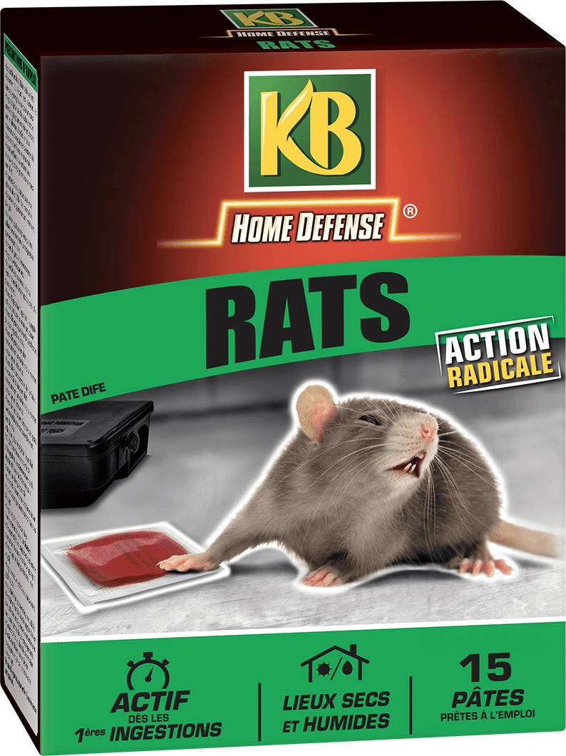 KB Home Defense - Rats pâtes 150 g