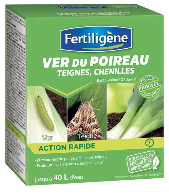 Fertiligène - Insecticide Bacillus Thuringiensis Sachets Granulés - FERTILIGENE