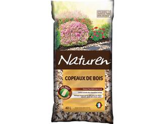Fertiligène - Paillage copeaux de bois non colorés 40 L - NATUREN