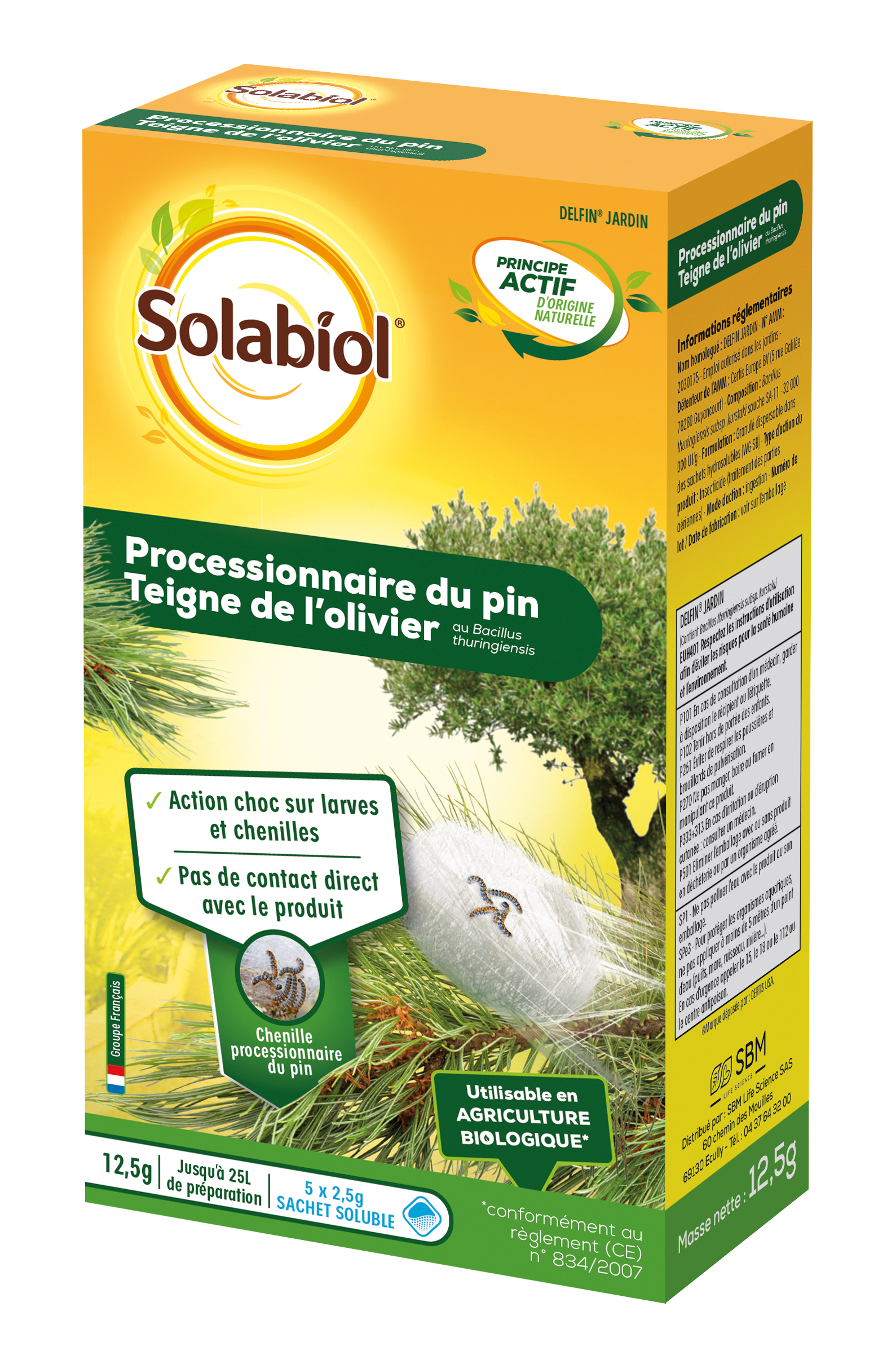 Solabiol - PROCESSIONNAIRES DU PIN 5X2,5 G SOL - Image 1