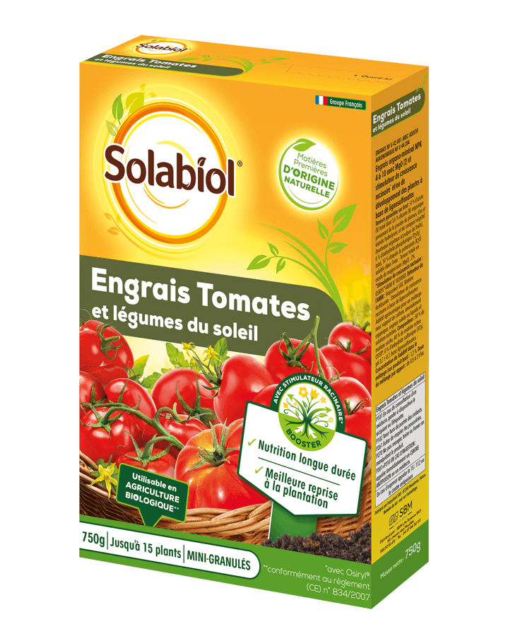 Solabiol - Engrais tomates et légumes fruits 750g - SOLABIOL - Imagen 1