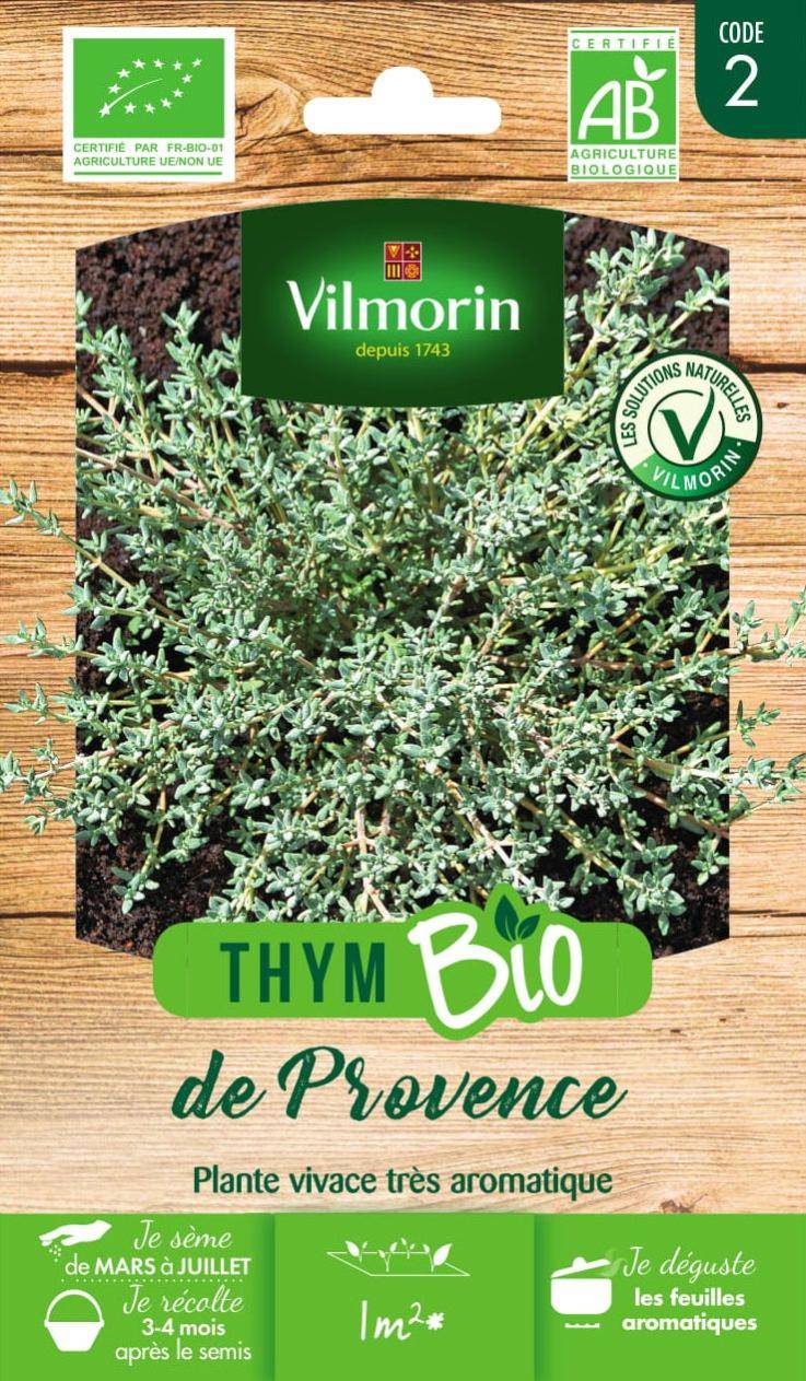 Vilmorin - Thym d'été Bio série 2 sachet graines 0,5 g - Vilmorin - Image 2