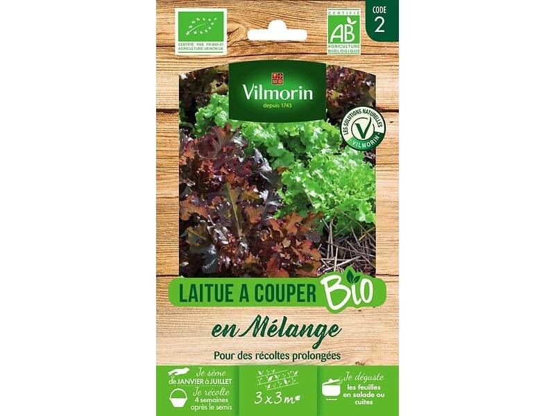 Vilmorin - Laitue à couper en mélange Bio série 2 sachet graines 3 g - Vilmorin - Image 2