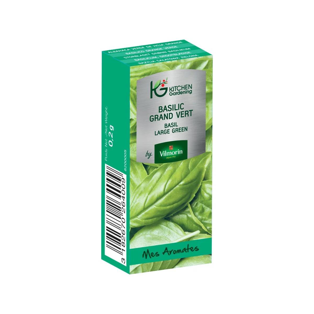 Graines Basilic Vert Agriculture Biologique - Ecocert
